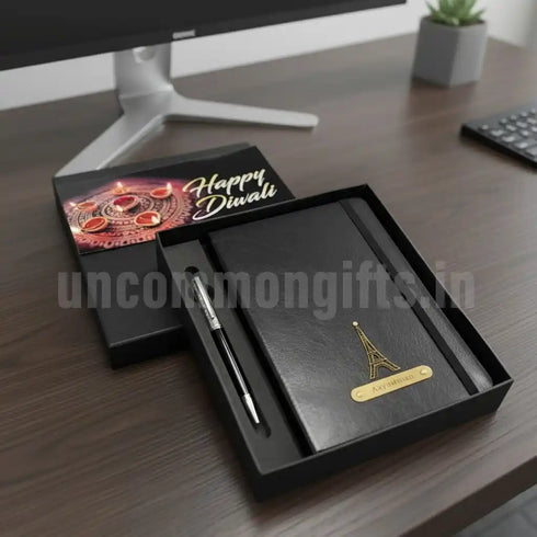 Personalized Diary & Pen Diwali Combo